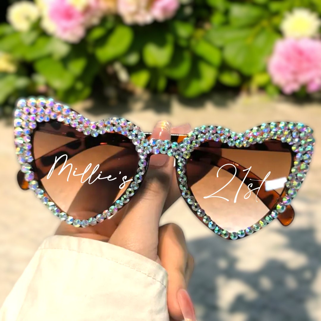 Personalised wedding sunglasses on sale