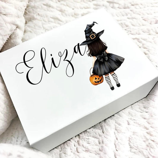 Personalised Halloween Boo Box | Treat/Gift Box Spooky Box | Halloween Costume | Witch Gift | Boo Box | Boo Box Filler | Postal Box Ideas