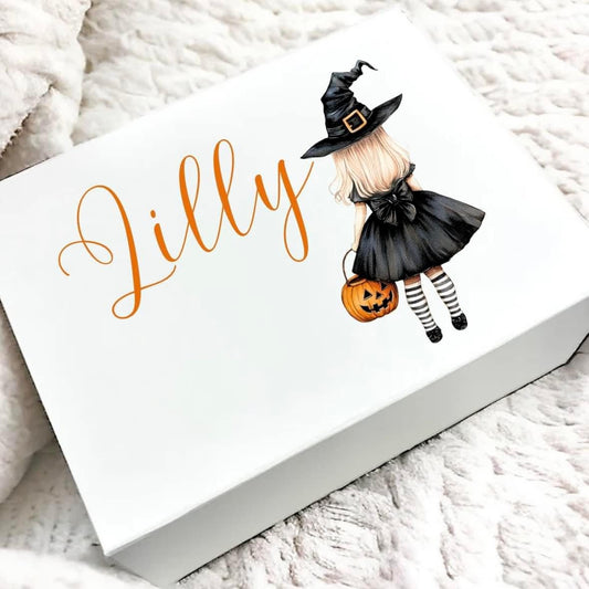 Personalised Halloween Boo Box | Treat/Gift Box Spooky Box | Halloween Costume | Witch Gift | Boo Box | Boo Box Filler | Postal Box Ideas