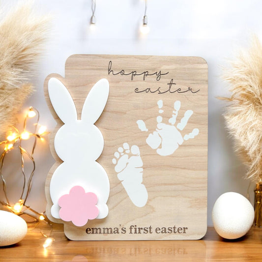 Personalised Baby's First Easter Sign | Baby First Easter | Personalised Engraved Baby's First Easter Name Plaque | Easter Present