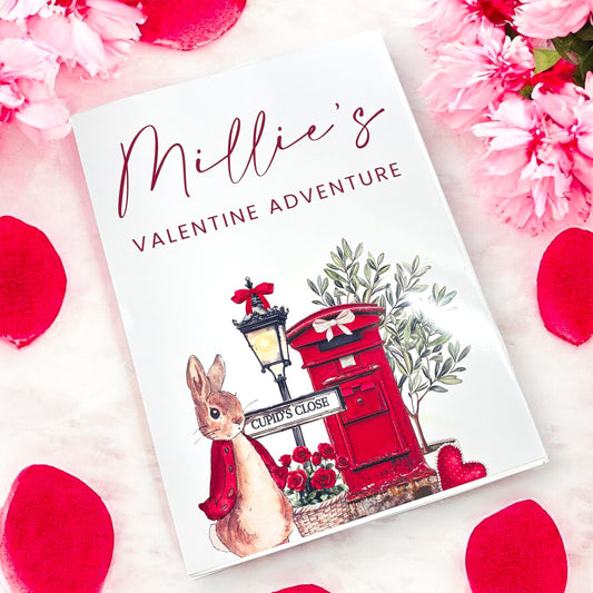 Personalised Valentines Day Story Book | Kids Valentine Activities | Baby First Valentines Story Booklet | Valentine Gifts for Children