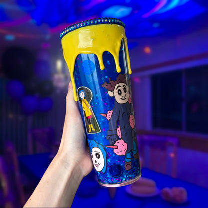 24OZ CORALINE SNOWGLOBE TUMBLER