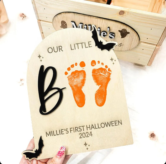 PERSONALISED OUR LITTLE BOO PLAQUE