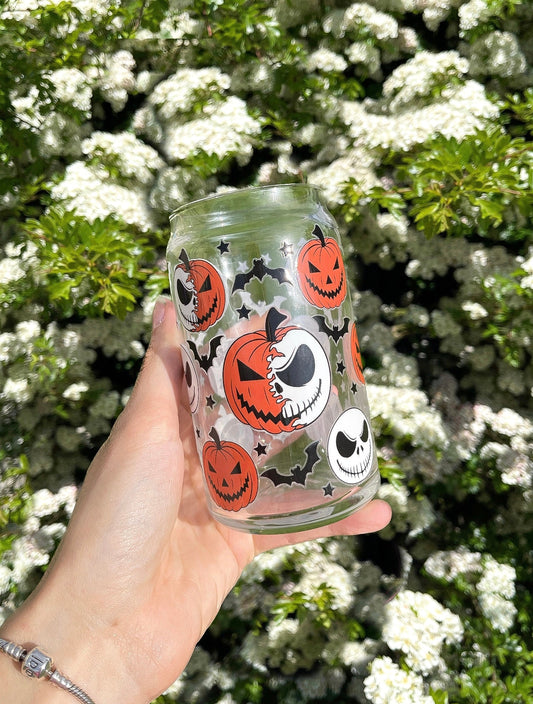 JACK PUMPKIN 12OZ GLASS CAN