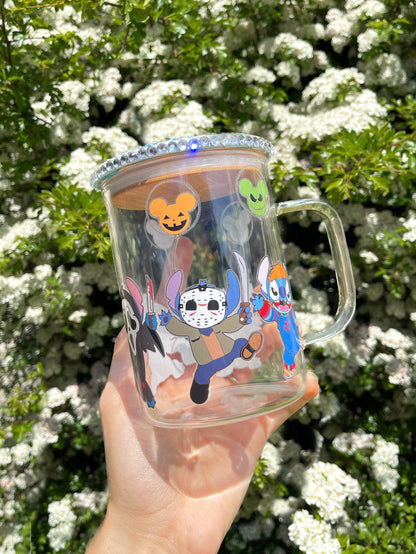 15OZ HALLOWEEN GLASS MUG