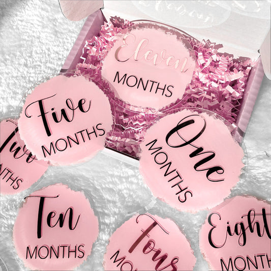 PERSONALISED BABY MILESTONE DISCS