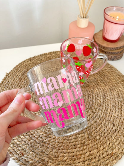 Pink Mama Glass Mug