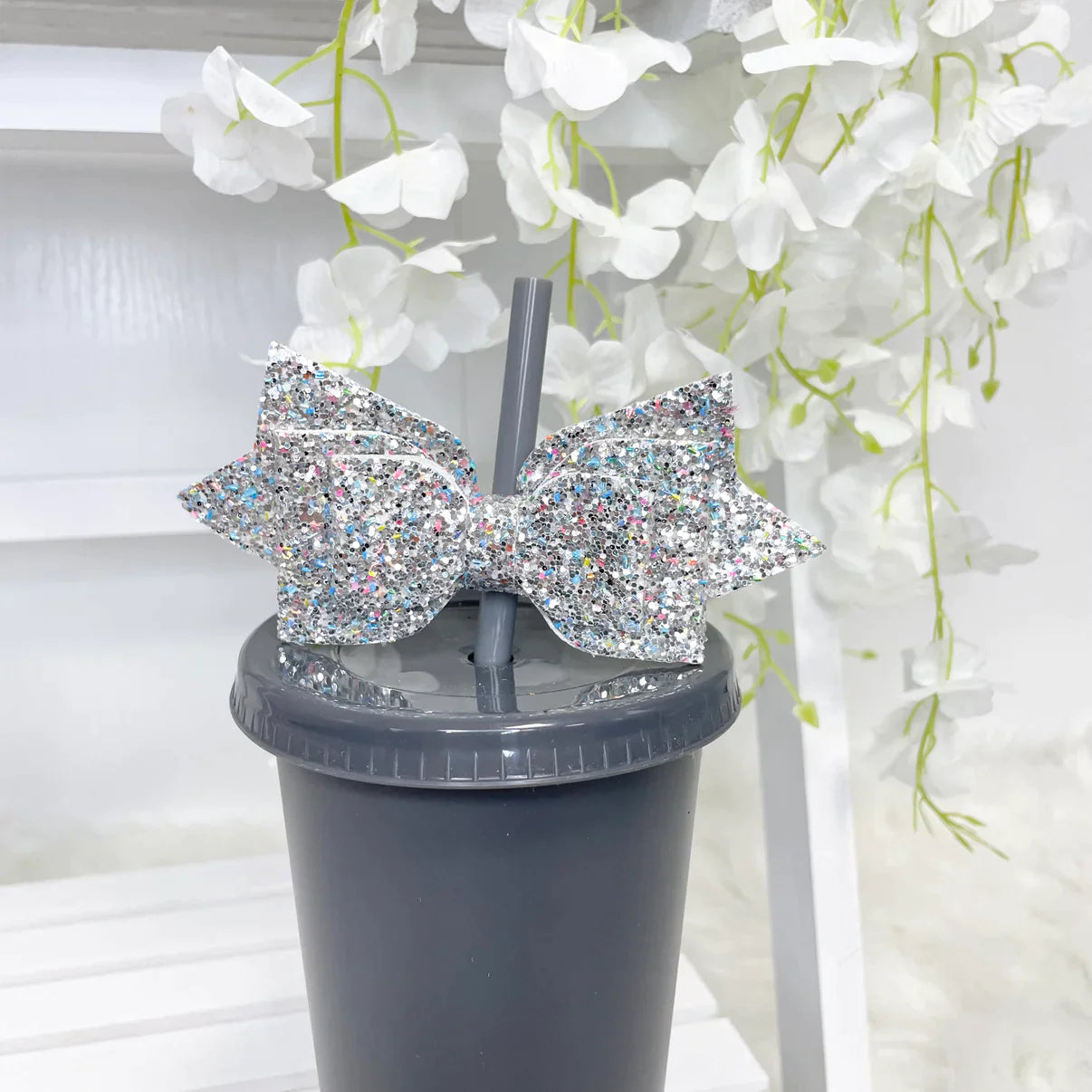 SILVER BOW TOPPER